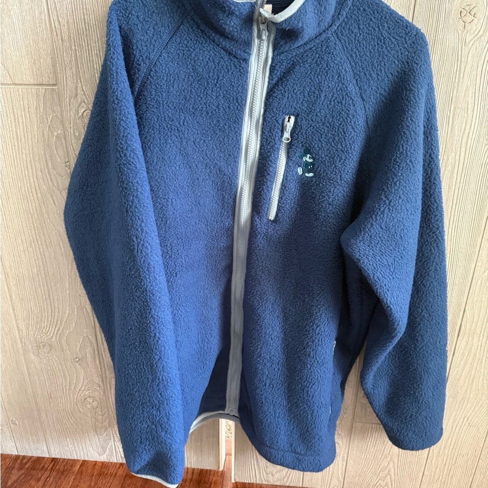 Disney Navy Fleece Jacket XXL
